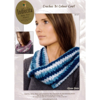 AY2117 Crochet Tri Colour Cowl